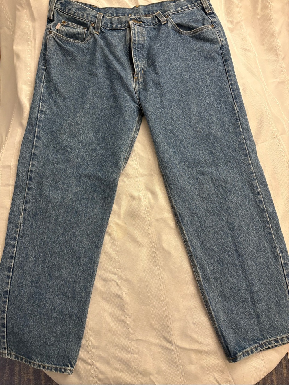 Carhartt Men's Light Blue Relaxed Jeans